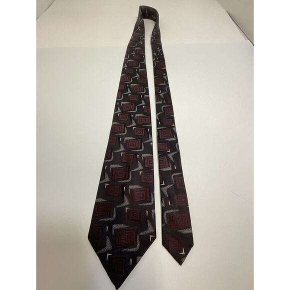 Lords Handmade In Spain Designer Silk Tie Cream Tipping - Picture 2 of 16